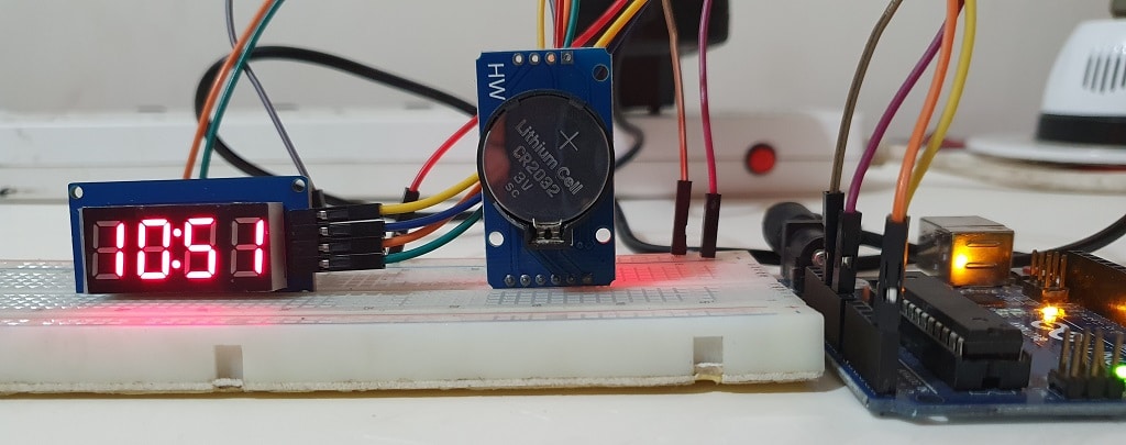 Arduino Seven Segment Display Clock Project