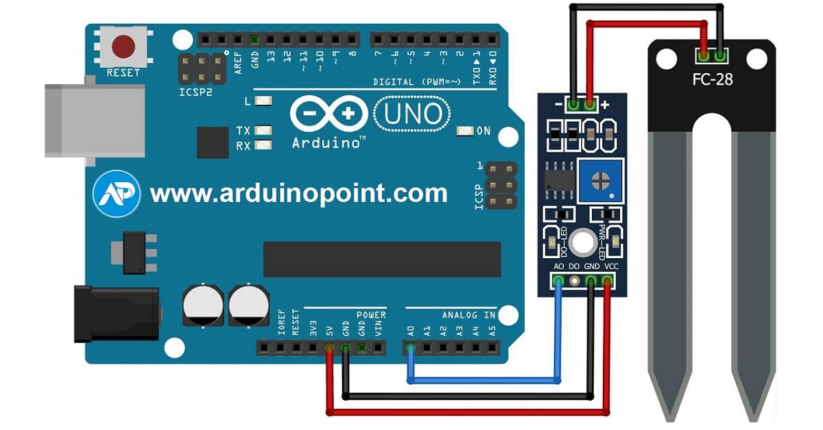 Arduino Soil Moisture Sensor with LCD Project